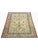 Exact Size: 5'5" x 6'8" Color: Natural Age: Old Materials: Wool Construction: Hand Knotted