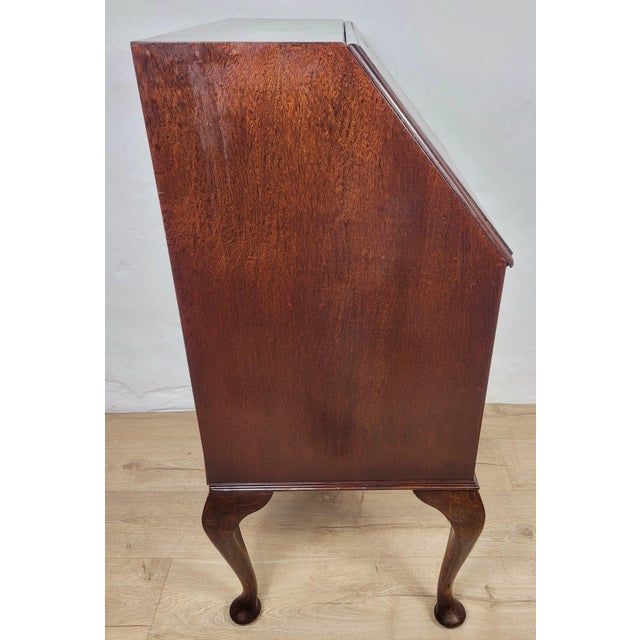 Vintage Writing Desk in Leather, 1930s For Sale - Image 18 of 18