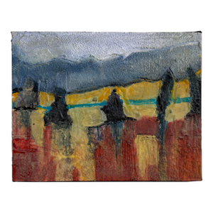 Italian Countryside Impressionist Landscape Painting