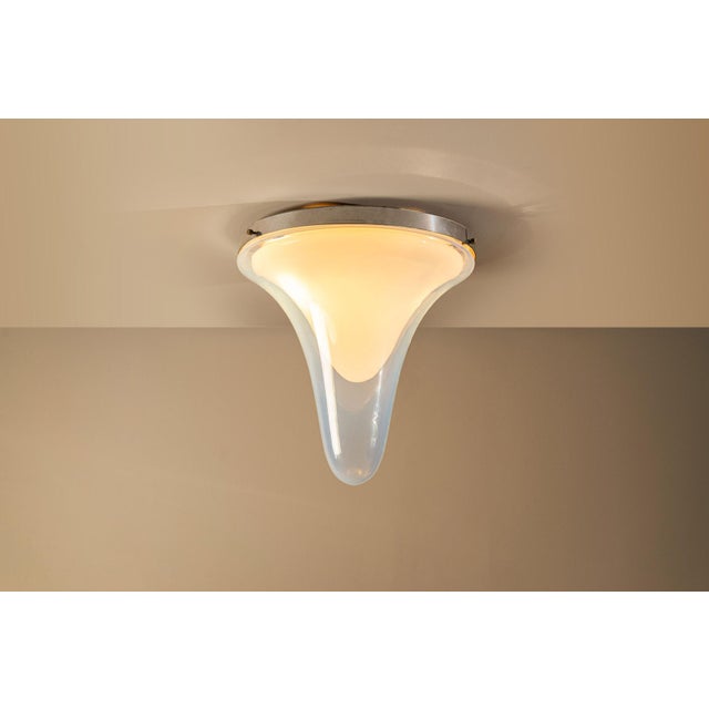 Mid-Century Modern LS 143 Ceiling Fixture by Carlo Nason for AV Mazzega, Italy, 1970s For Sale - Image 3 of 12