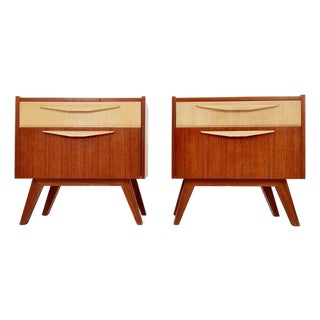 Mid-Century German Nightstands, 1950s, Set of 2 For Sale