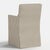 Textile Slipcover for Stoffer Home x Cloth & Company for Lindy Slipcover Dining Armchair in Jane Stripe Burlap For Sale - Image 7 of 8