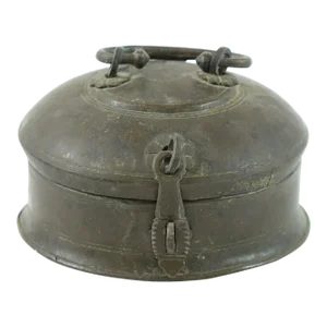 Antique Asian Lidded Trinket Jewelry Box