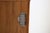 Wood Antique Dutch Art Nouveau Wall Cabinet in Cherry Wood and Brass, 1910 For Sale - Image 7 of 11