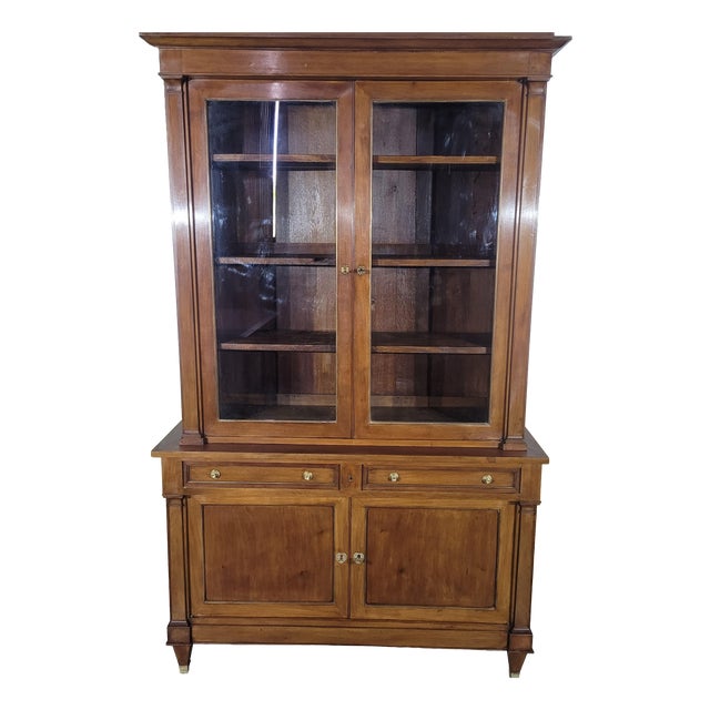 Mahogany Double-Bodied Bookcase, 19th Century For Sale