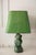 Green Vintage Mid-Century Modern Green Ceramic Table Lamps – Pair For Sale - Image 8 of 11