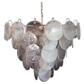 Space Age Murano Chandelier, 1980 For Sale
