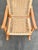 Wood Vintage Rocking Chair With Woven Jute | in the Style of Hans Wegner For Sale - Image 7 of 12