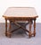 Brown Henredon Furniture Four Centuries Collection Solid Oak Rustic Americana 46" Accent Coffee Table W. Lattice Parquet Top For Sale - Image 8 of 10