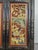 Asian Cabinet with Polychrome Sculpted Panels For Sale - Image 6 of 9