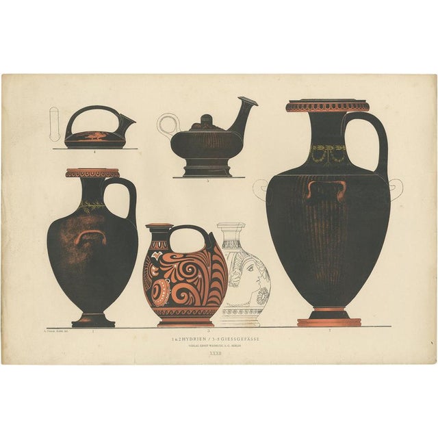 Late 19th Century A. Genick, Hydrien, 1883, Paper For Sale - Image 5 of 5