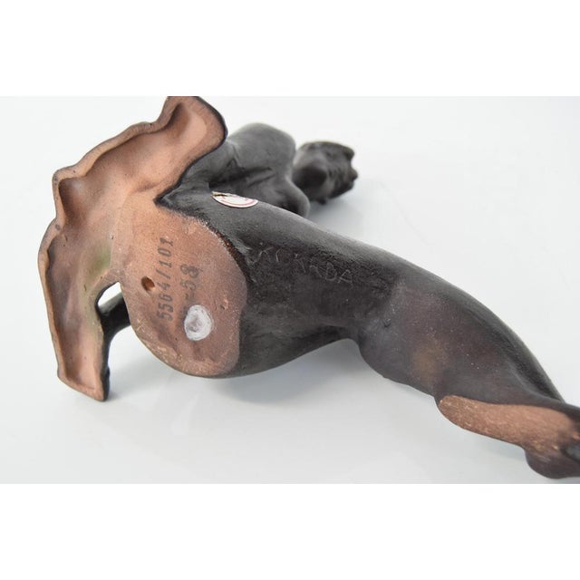 Mid-Century Sculpture attributed to Bohumil Kokrda for Jihokera, 1960s For Sale - Image 12 of 14
