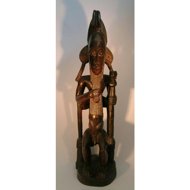 Baule Africain Wood Male Figure For Sale - Image 13 of 13