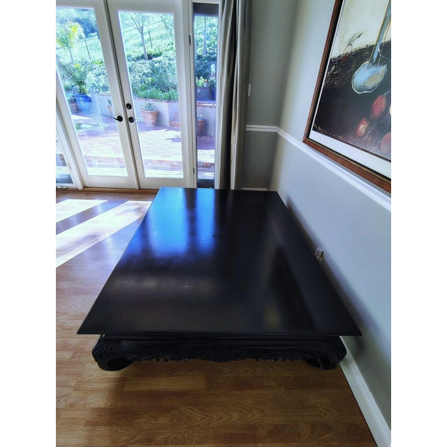 Ralph Lauren Style Custom Ming Coffee Table For Sale In Los Angeles - Image 6 of 15