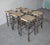 French Vintage French Style Rush Seat Barstools - Set of 6 For Sale - Image 3 of 8