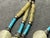 Early 20th Century Ealry 20th Century Pair of Native American Style Heishi Earrings, Early Unmarked Handmade Item. For Sale - Image 5 of 6