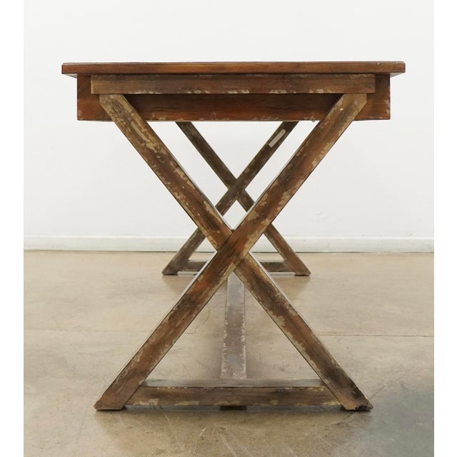 Wood Hooker Furniture Melange Bennett X-Base Writing Desk For Sale - Image 7 of 17