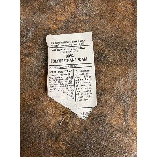 Brass Vintage Italian Gilt Rope and Tassel Boudoir Stool For Sale - Image 8 of 8