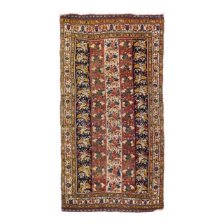 Antique Qashqai Rug 3'7'' X 7'1'' For Sale