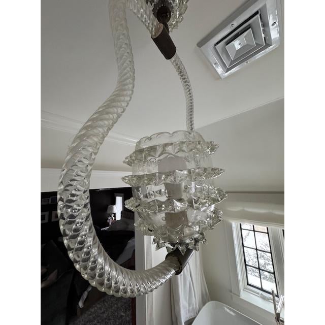 Venetian Barovier Hanging Fixture For Sale - Image 4 of 6