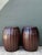 Vintage Glazed Ceramic Glazed Low Stools - A Pair For Sale - Image 12 of 12