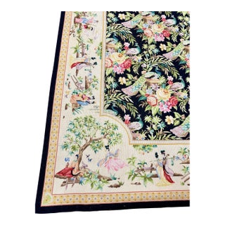 Peacock Aubusson Rug For Sale