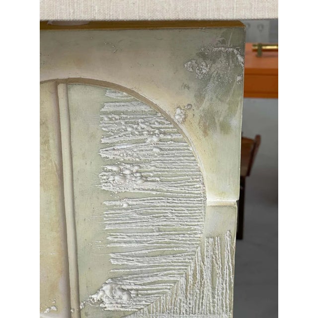 Textile Architectural Lamp by Casual Lamps of California, 1988 For Sale - Image 7 of 13