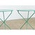 Early 20th Century Early 20th Century French Pair of Metal Bistro Tables with New Powder Coat, 2 Pieces For Sale - Image 5 of 12