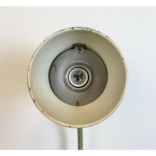 Industrial Green Workshop Table Lamp, 1960s For Sale - Image 16 of 18