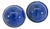 Natural Lapis Lazuli Cufflinks 14k Y Gold 40 CTW Certified, Pair For Sale