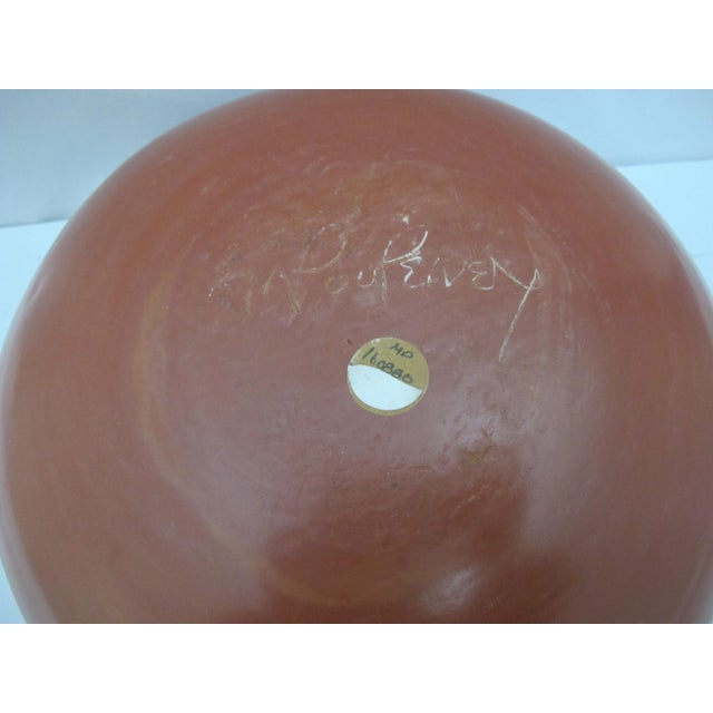 Mollie Poupeney Orinda Native Pottery Bowl With Colorful Beaded Detail For Sale In Portland, OR - Image 6 of 10