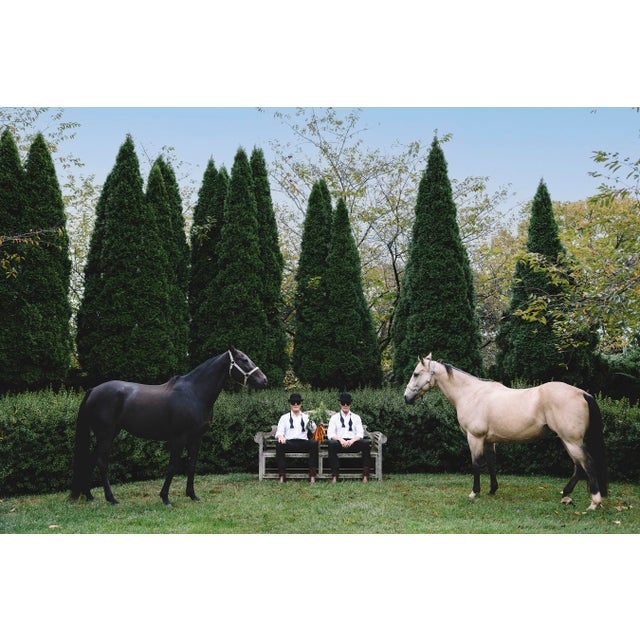 Part of Mele's limited edition series titled, “Horsing Around”. Transporting viewers to a world where horses outnumber...