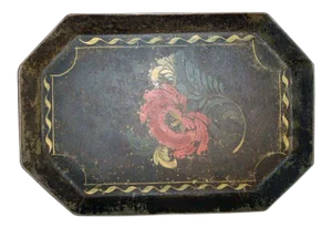 19th Century American Federal Paint Decorated Tole Tray