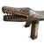Tribal Wood Carved Long Crocodile Log Bench For Sale - Image 3 of 6