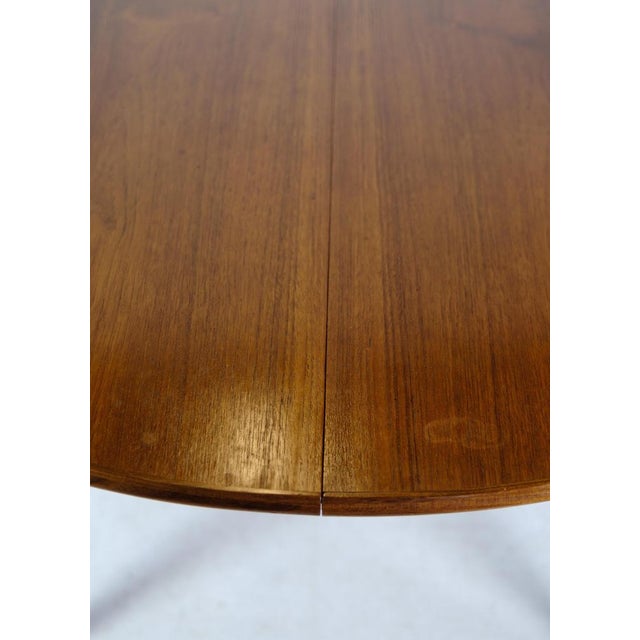 Wood Vintage Danish Dining Table in Teak, 1960 For Sale - Image 7 of 14
