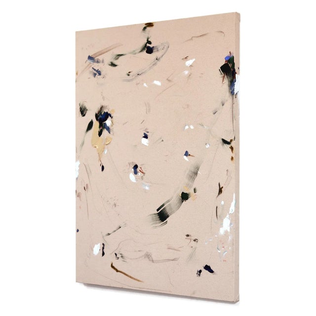 The Roads - Abstract Modern Textural Minimalist Painting on Canvas Original Artwork by Taylour Martin For Sale In Los Angeles - Image 6 of 9