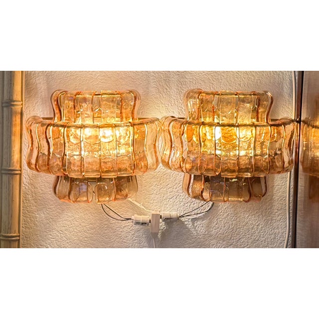 Design Plus Gallery presents a Pair of Ghiaccio Sconces from Valley Lamps. Inspired by famously adorned Italian glass,...