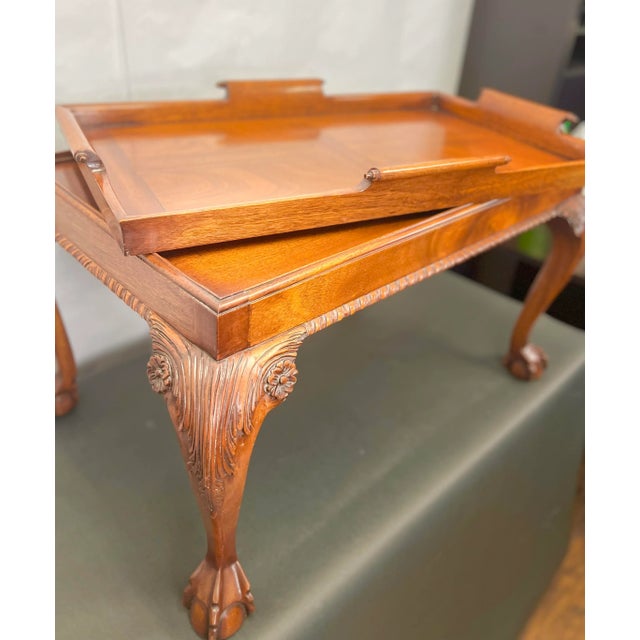 1940s 1940s Reprodux Tray Table From England For Sale - Image 5 of 8