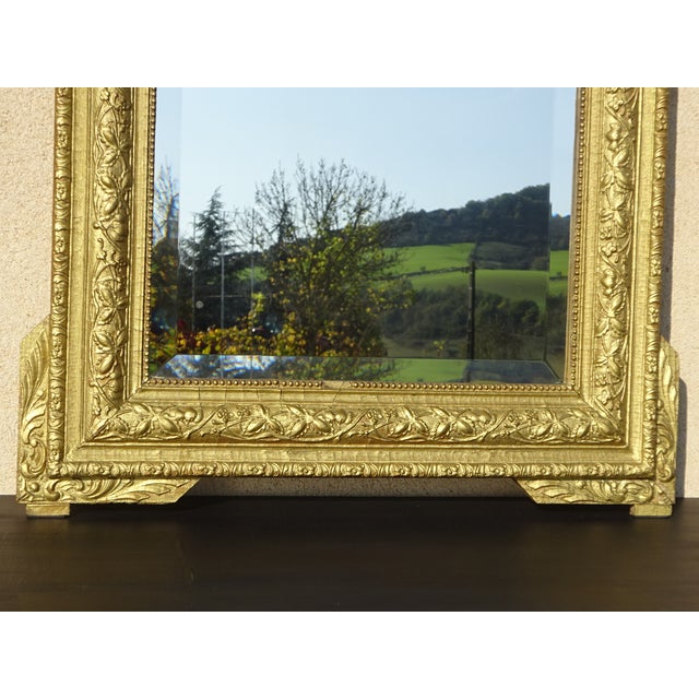 Antique Gilded Mirror, 1890s For Sale - Image 13 of 18