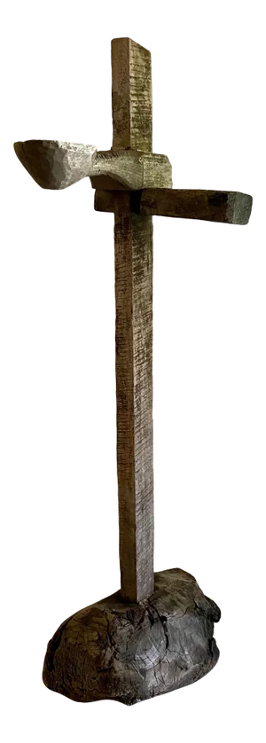 Antique Oil Lamp Stand