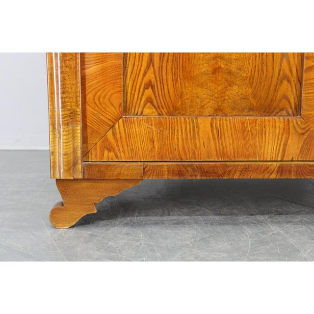 Wood Cabinet with Writing Top in Walnut Finish, Former Czechoslovakia, 1930s For Sale - Image 7 of 18