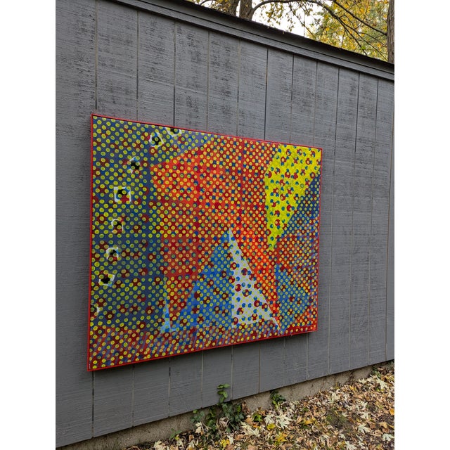 Contemporary Abstract Kelly Caldwell, Framed For Sale - Image 4 of 4