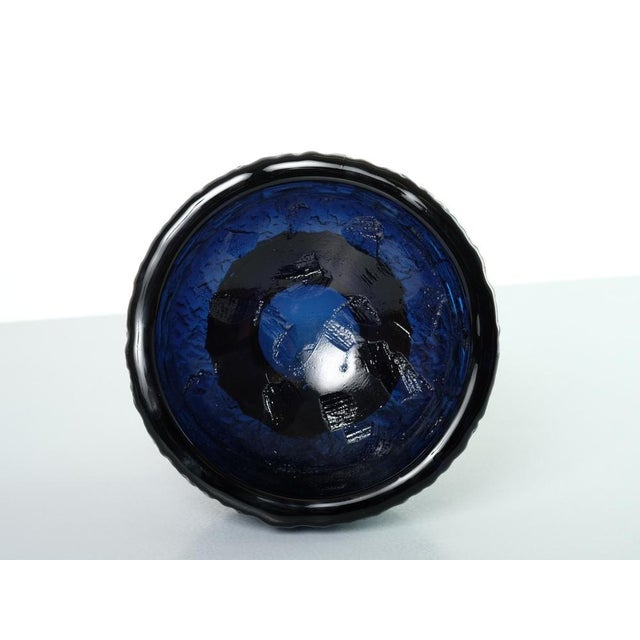 Vintage Swedish Glass Bowl by Göte Augustsson for Ruda, 1970s For Sale - Image 11 of 15