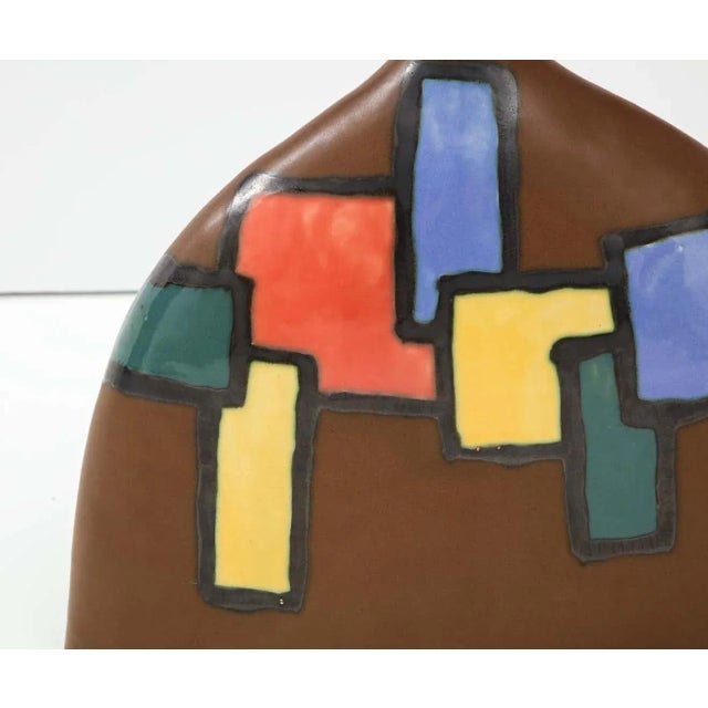 1970's Mid-Century Modern Large Pottery Vase For Sale In New York - Image 6 of 13