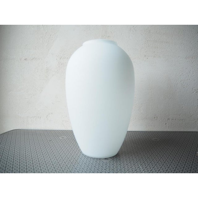 Mid-Century Opaline Glass Vase, Bohemia, 1960s, Set of 2 For Sale - Image 9 of 10