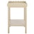 Wood Starlyn Scalloped Accent Table in Sand For Sale - Image 7 of 8