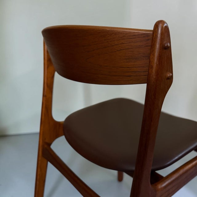 Danish Teak Dining Chairs by Erik Buch for O.D. Møbler, Denmark, 1960s, Set of 4 For Sale - Image 6 of 9