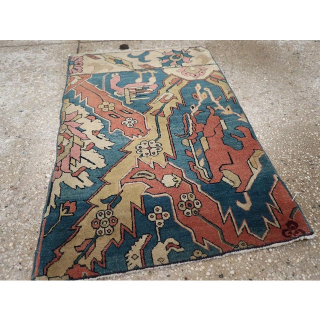Galerie Shabab Collection Early 20th Century Indian Larestan Sampler Rug For Sale In New York - Image 6 of 8