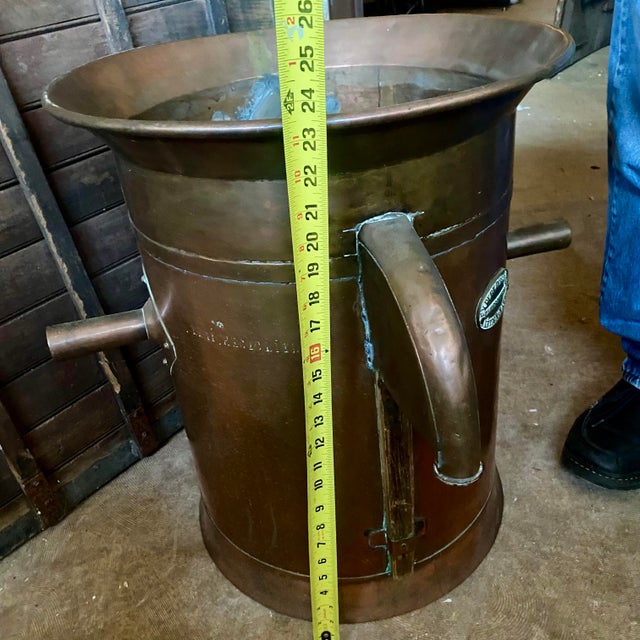 French Copper Wine Vat Dispenser 19th Century For Sale - Image 9 of 11