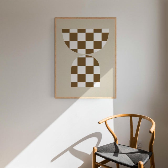 Contemporary Abstract Checkers Giclee Print For Sale - Image 4 of 5